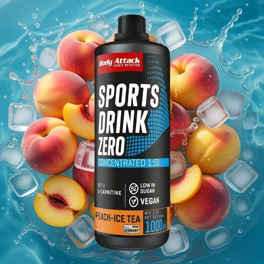 Body Attack Sports Drink Zero 1000 ml | Zuckerarmes Getränkekonzentrat