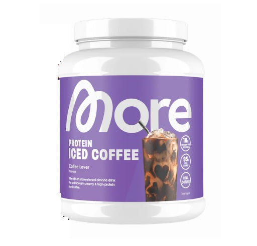 More Protein Iced Coffee 500 g | Protein Eiskaffee mit Koffein