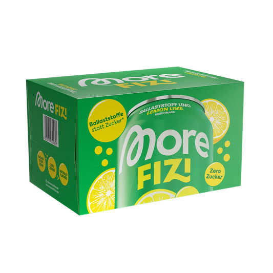More FIZI Ballaststoff Limonade | Zuckerfreie Limo mit Ballaststoffen
