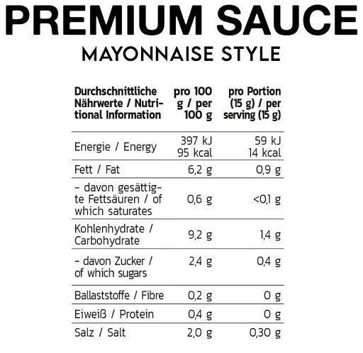 INLEAD Premium Sauce – kalorienarme Mayo, Ketchup & BBQ
