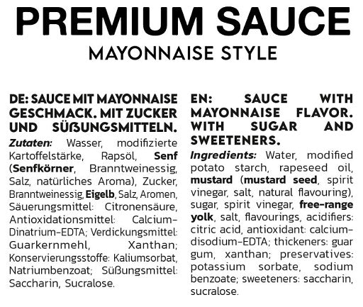 INLEAD Premium Sauce – kalorienarme Mayo, Ketchup & BBQ