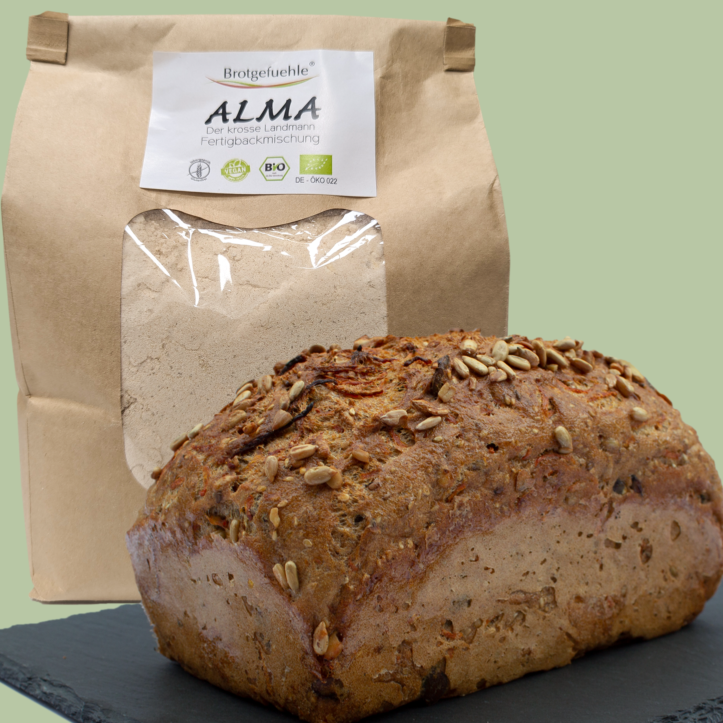 ALMA -  glutenfreie Bio-Brotbackmischung