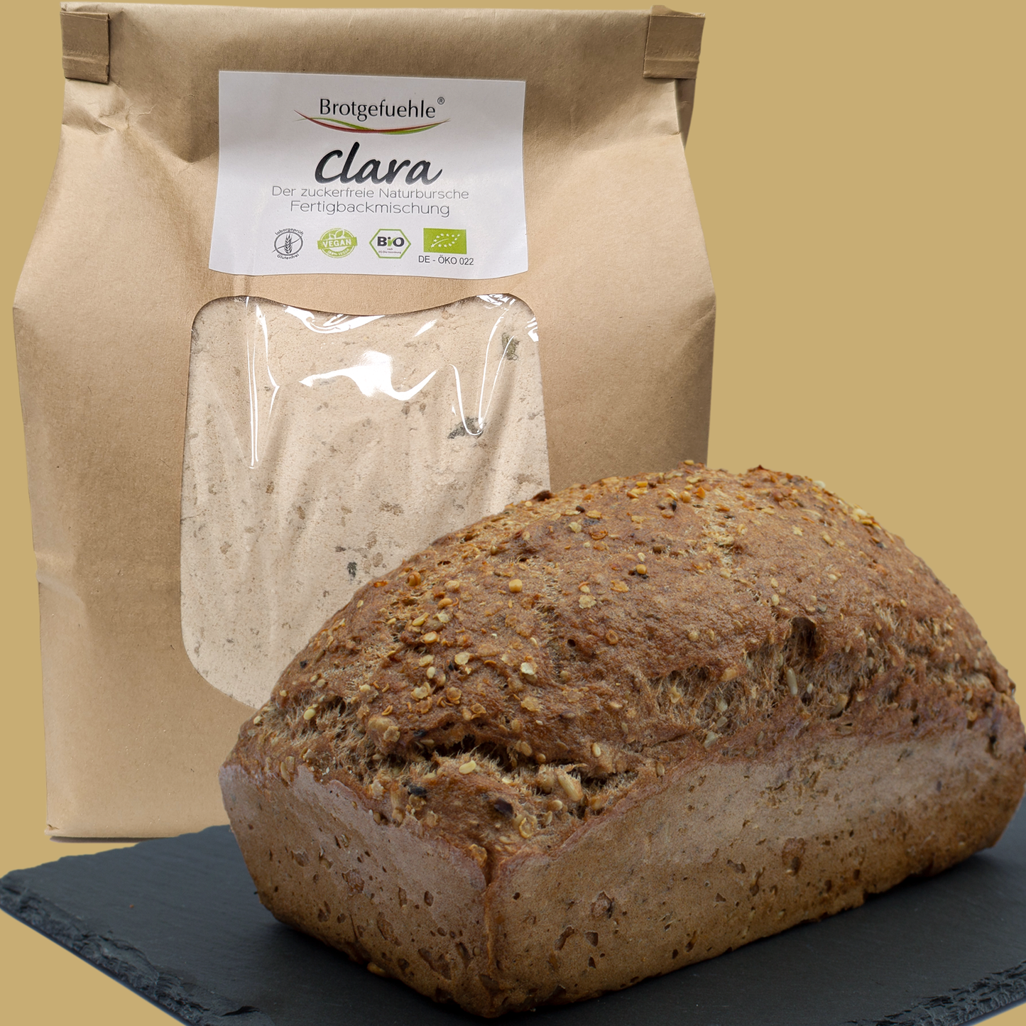 CLARA - glutenfreie Bio-Brotbackmischung