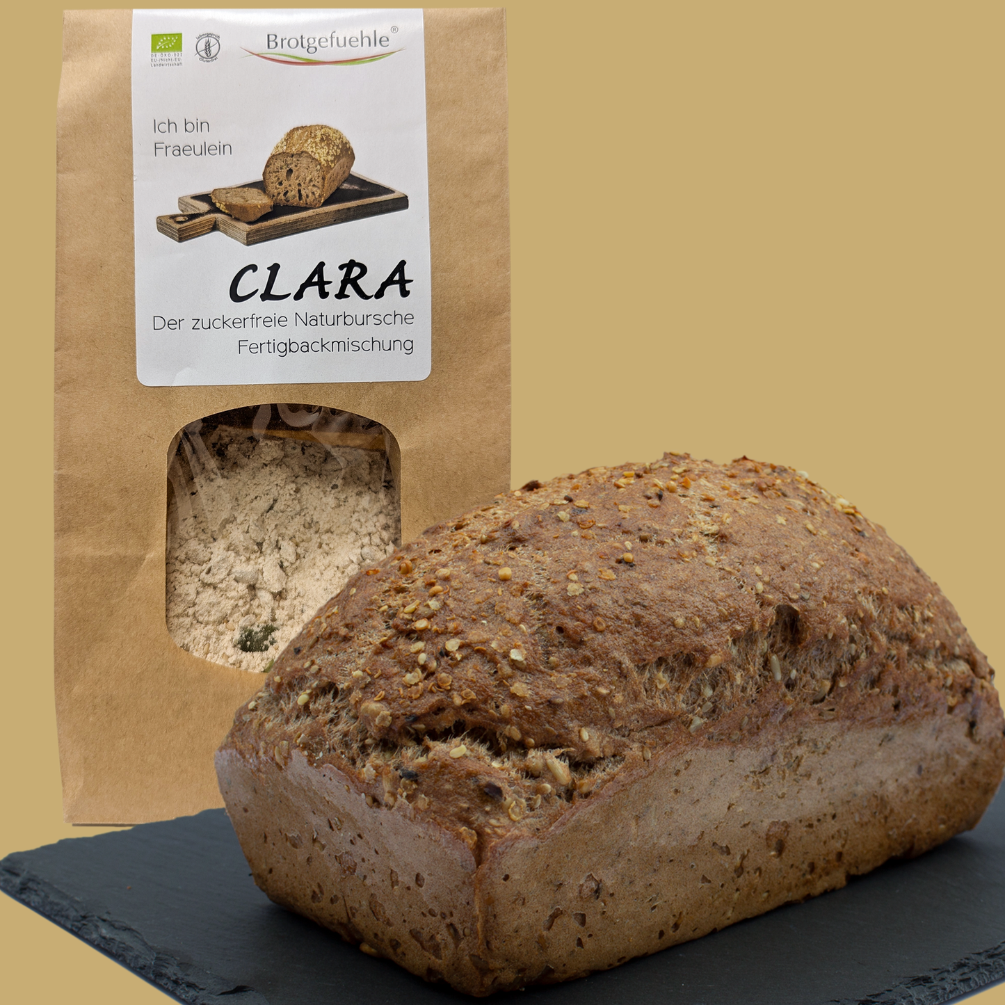 CLARA - glutenfreie Bio-Brotbackmischung