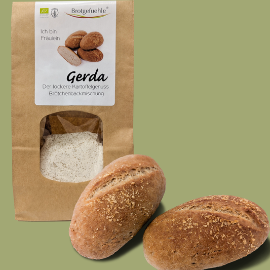 GERDA - glutenfreie Bio-Brötchenbackmischung