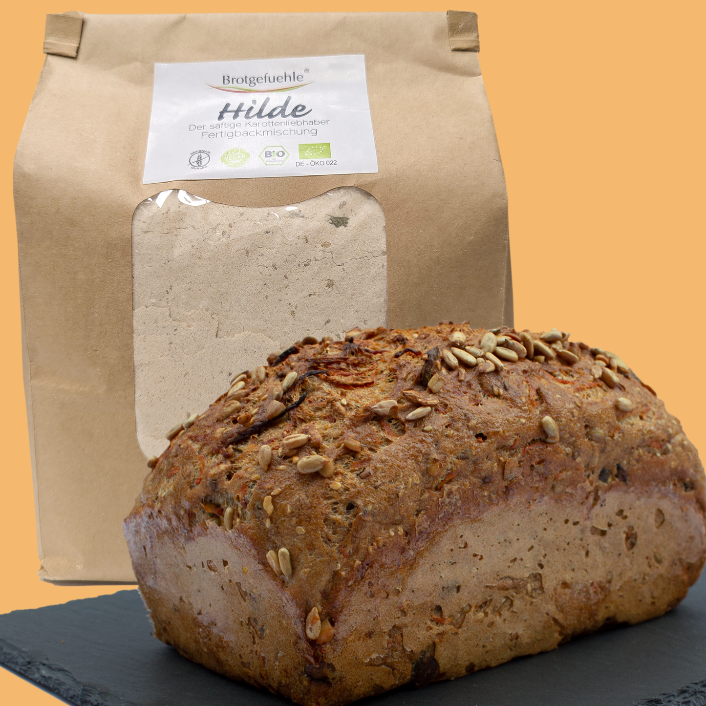 HILDE - glutenfreie Bio-Brotbackmischung
