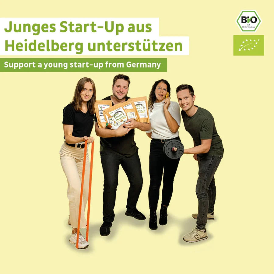 Bio Veganes Proteinpulver Erdbeere ohne Soja