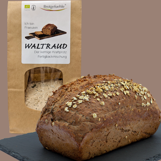 WALTRAUD - glutenfreie Bio-Brotbackmischung